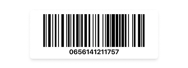 Illustration of bar code - Nelivo card